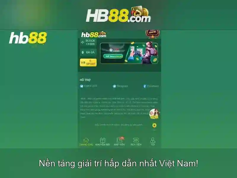 Hb88: Tổng quan về nền tảng giải trí và cá cược
